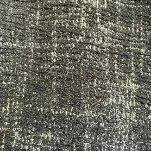 Eileen Fisher Textured Cardigan Jacket Topper Coat Small Black Gray Open Front - Picture 9 of 10